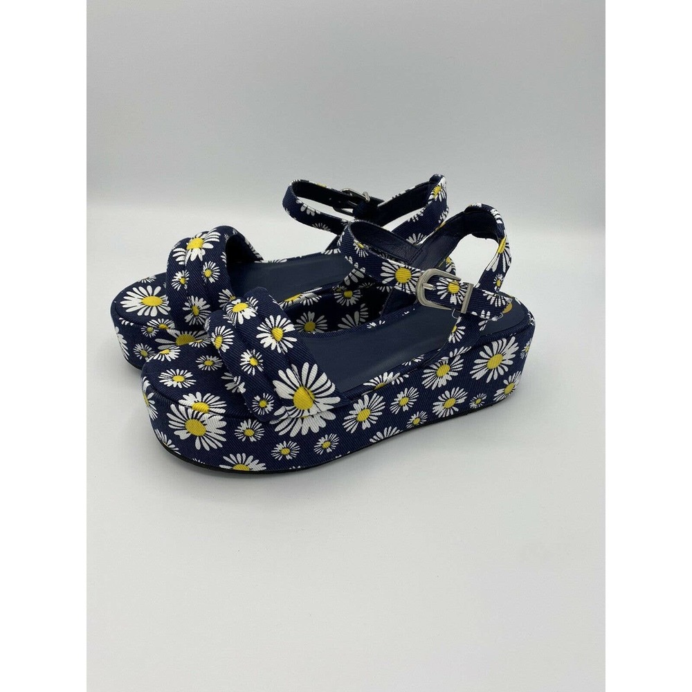 RocketDog Rally Platform Sandal - Navy / Daisy Size 8 Brand New Women’s Shoes